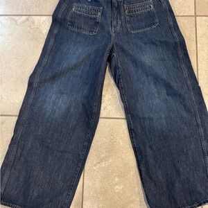 Old Navy Wide Leg Dark Denim Jeans